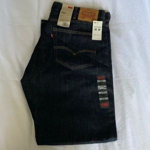 Levi’s Men’s 505 Regular Fit straight leg jeans